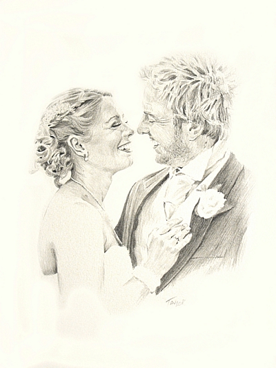 Wedding Portrait by Simon Taylor