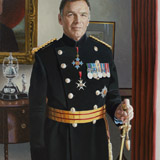 Gen Sir Andrew Gregory, portrait by Simon Taylor