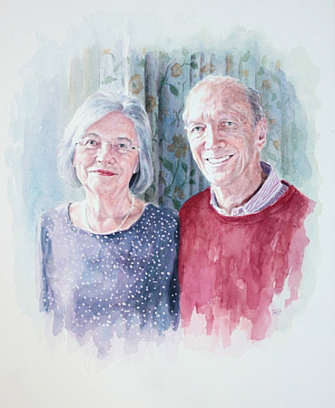 Sir Franklin and Lady Berman by Simon Taylor