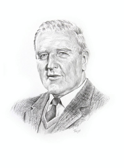 Christopher Seton-Watson Portrait by Simon Taylor