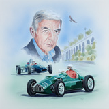 Martin Grant Peterkin, watercolour portrait by Simon Taylor